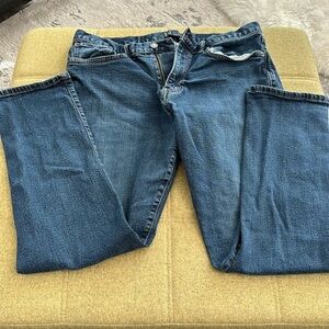 Gap jeans 33x32 athletic stretch pants denim blue